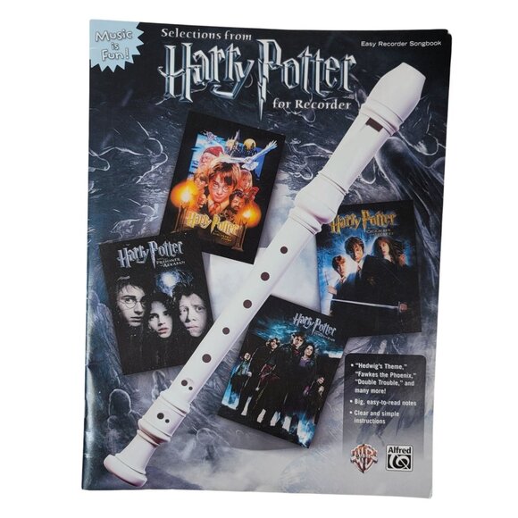 2/$15 Alfred Selections From Harry Potter Recorder Songbook Easy WB Corner Wear - Picture 1 of 13